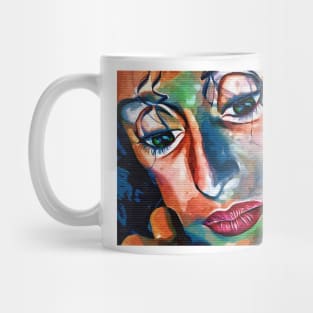 Woman Face Mug